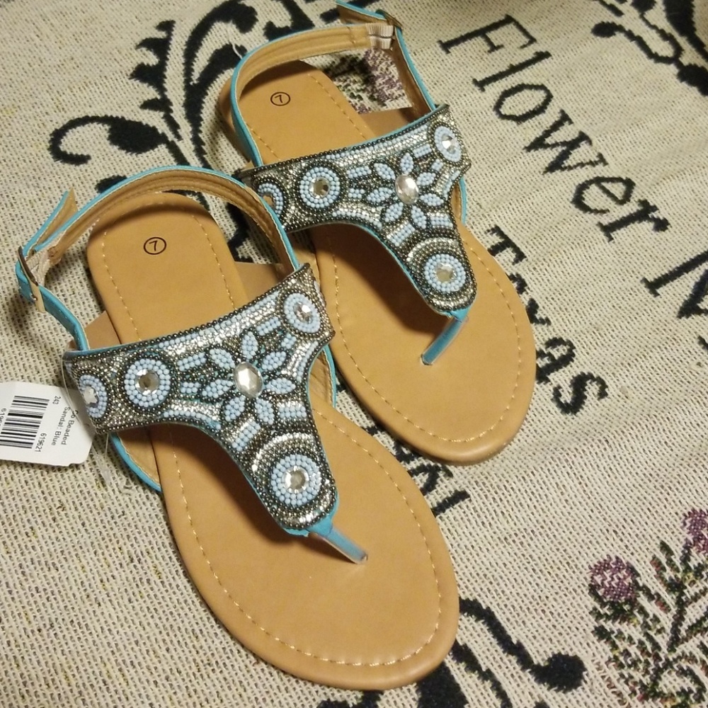 Beaded sandals
